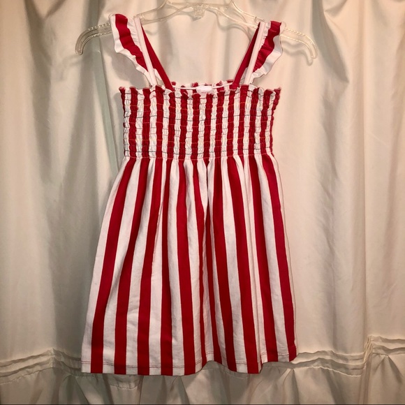 Hanna Andersson Other - HANNA ANDERSSON Striped Red White Sleeveless Dress